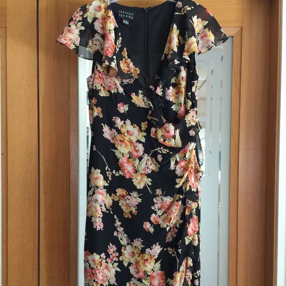 Floral Silk Dress